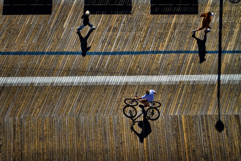 Boardwalk Shadows