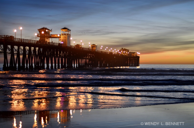 Twilight at Low Tide