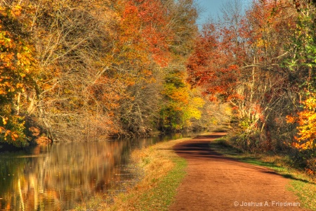 Tow Path / Delaware Canal - Autumn Morning