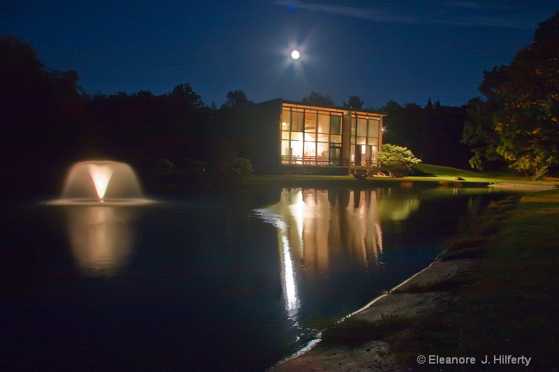 Bundy Center for the Arts at Night - ID: 11102355 © Eleanore J. Hilferty