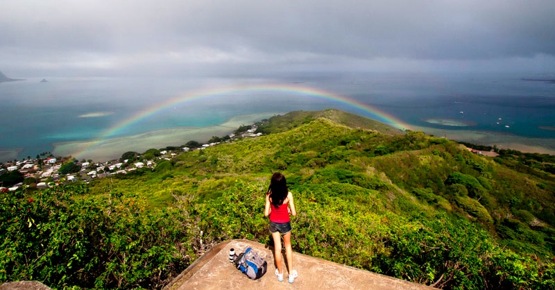 Rainbows Over Oahu