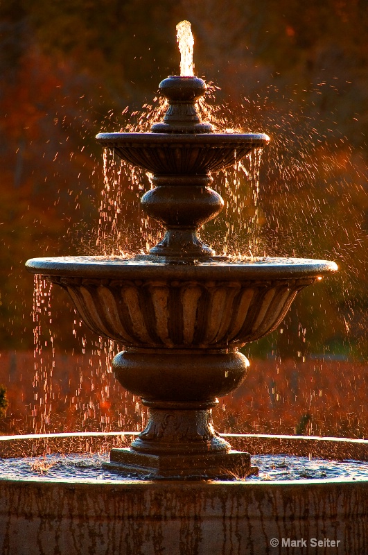 fountain glow