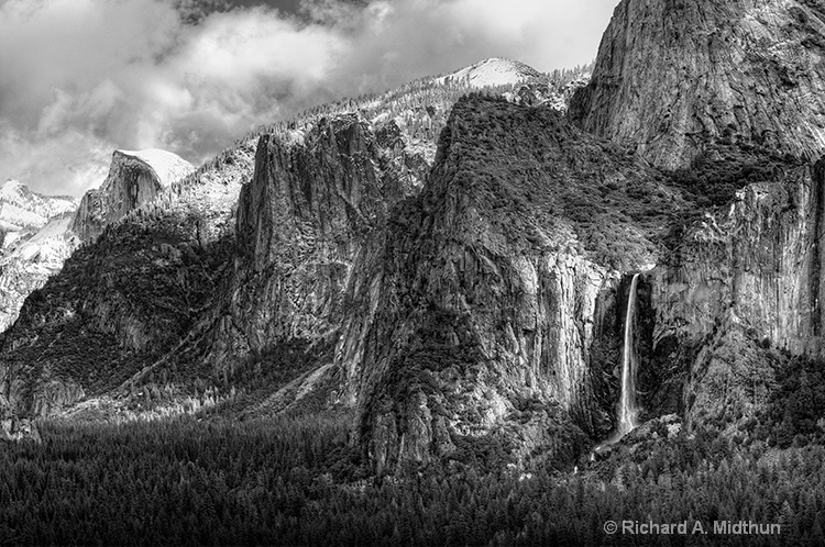 Clearing Storm, Bridal View Falls and Half Dome