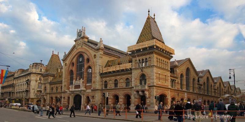 Budapest Central Market  exterior - ID: 11137919 © Eleanore J. Hilferty
