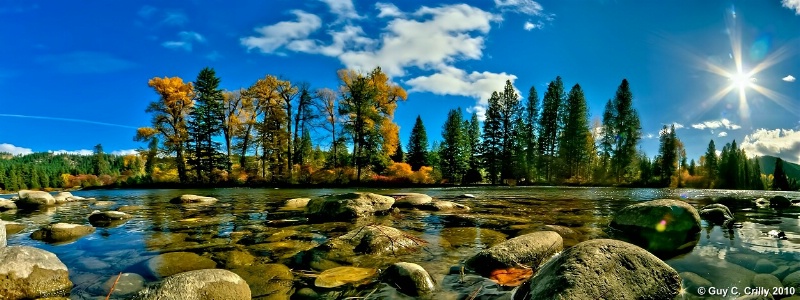 Wenatchee River Panorama