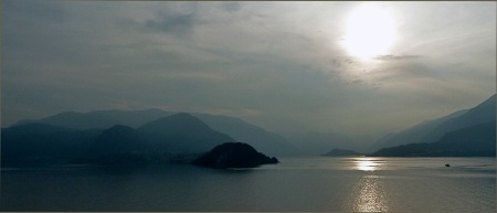 Sunset on Lake Como