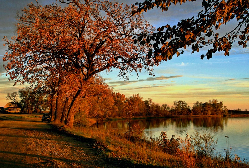 Autumn Fisherman