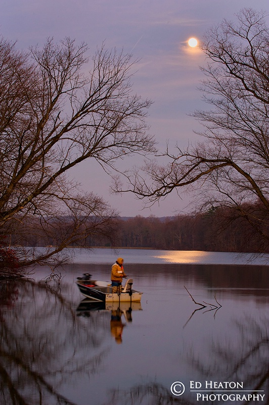 Fishing at Hopewell Lake