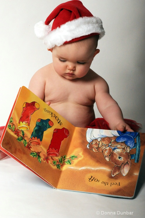 A Little Santa Reading