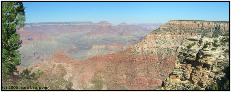 grand canyon south rim panorama