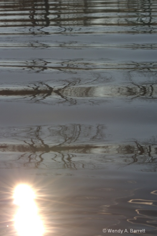 Ripples with sun