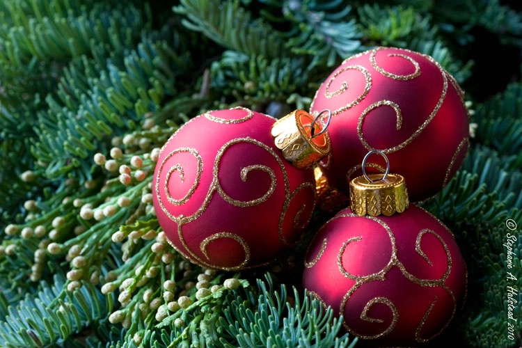3 Christmas Ornaments