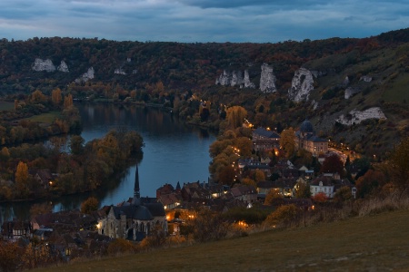 Blue Hour aux Andelys - Normandy, France