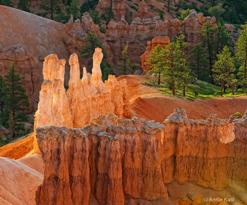 sunlit hoodoos - ID: 11214158 © Annie Katz