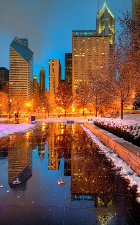 Chicago's First Snow