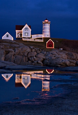 Christmas at Nubble Lighthouse