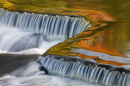 Bond Falls in Autumn