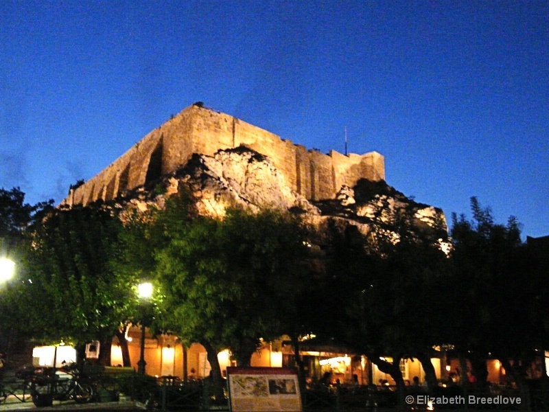 Acropolis, Evening View from the Plaka