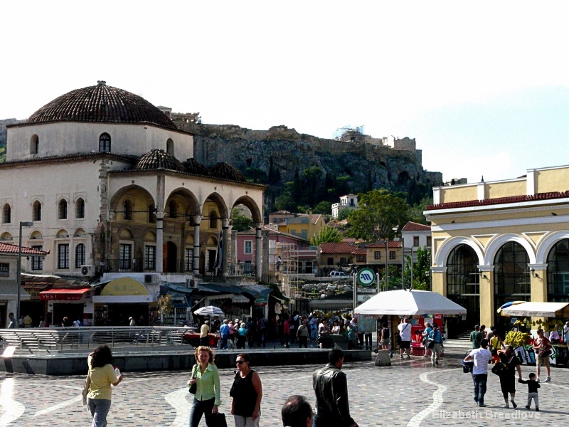 Monastery Square, Turkish Mosque & Acropolis