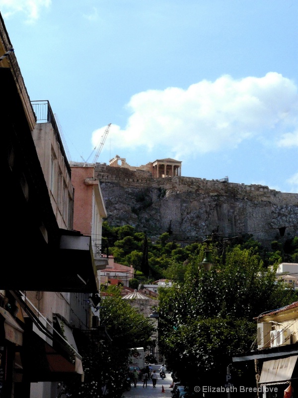 Parthenon Viewed from Plaka
