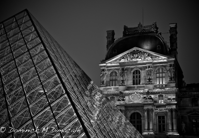 THE LOUVRE AT NIGHT