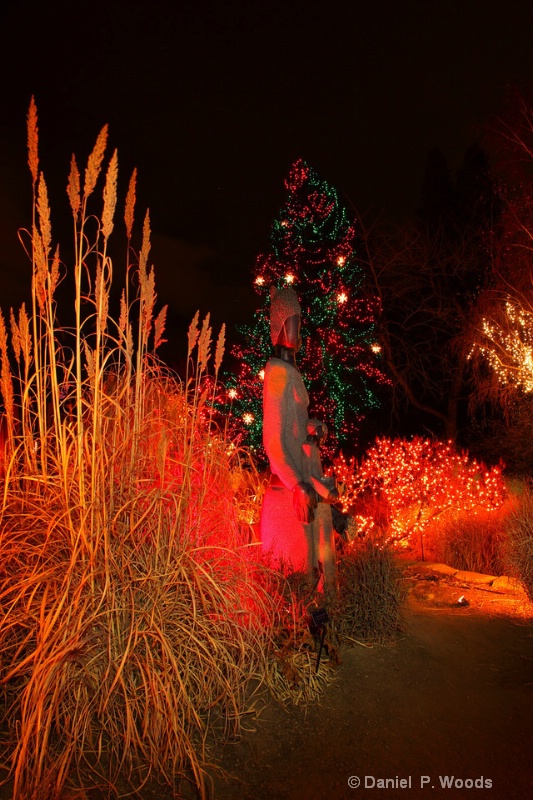 Holiday lights at Denver Botanical Gardens 