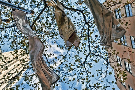 Looking Up in Rockefeller Center