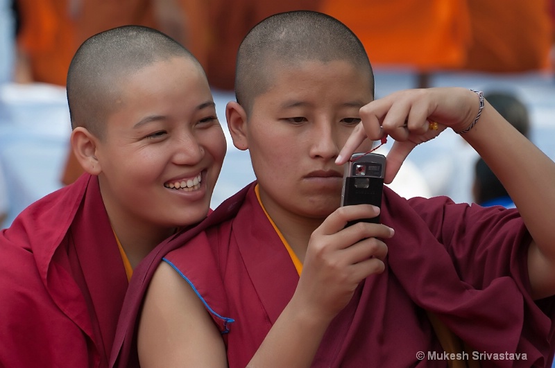 Young Budhist Monks