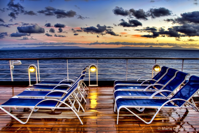 Blue Deck Chairs