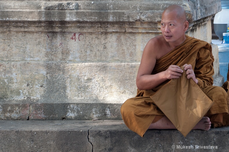A Budhist Monk from Thiland