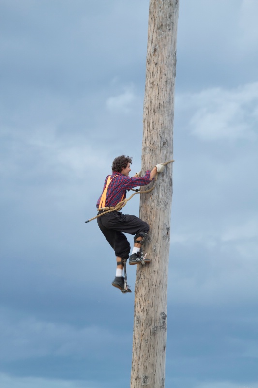 Log Climbing Competition
