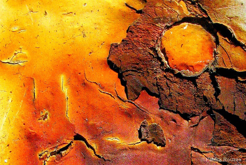 Seeping Rust on Paint
