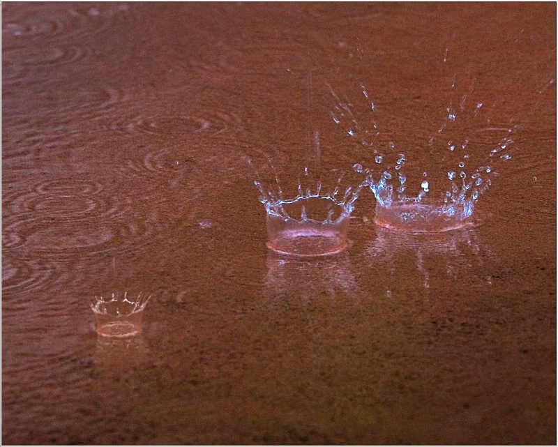 Rain Splashes - ID: 11278954 © Endre Balogh