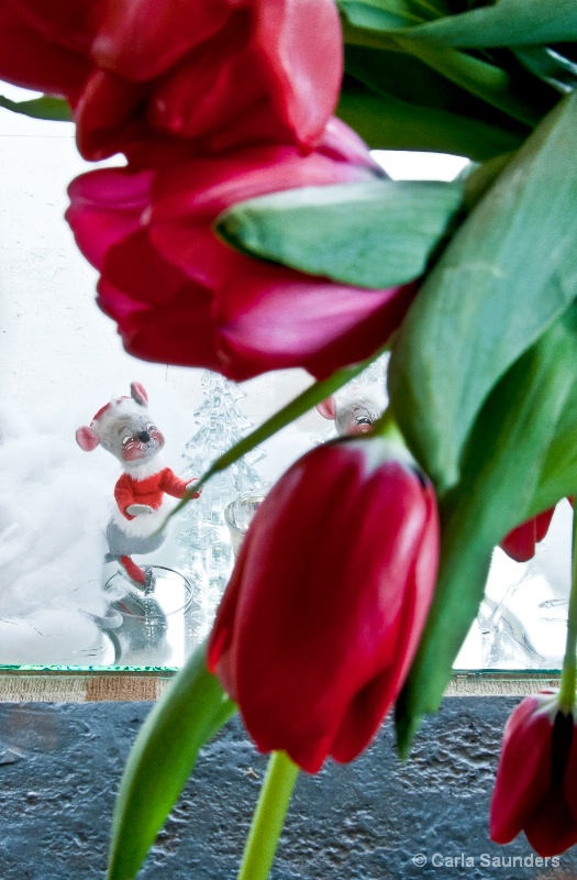 Ice Skating Under the Tulips