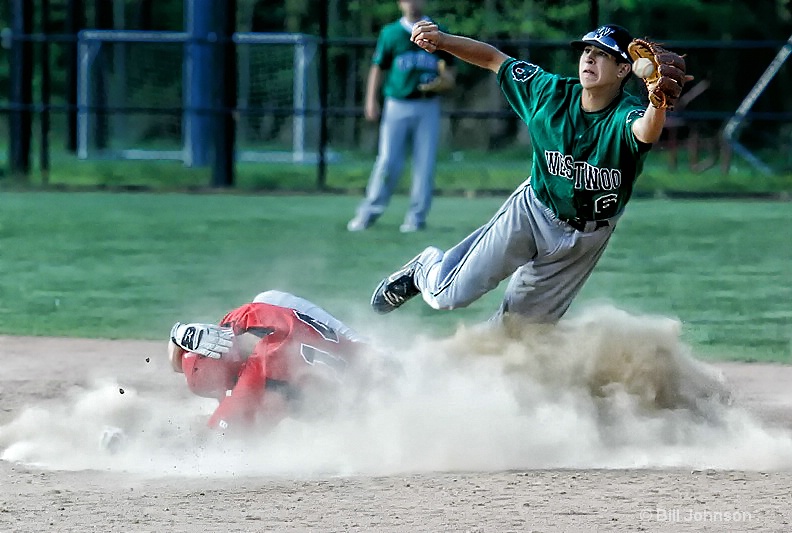 Play at second base