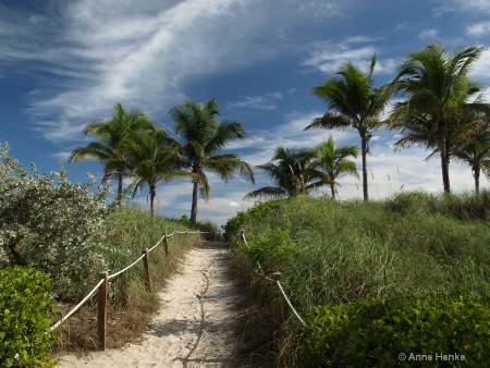 Beach entrance