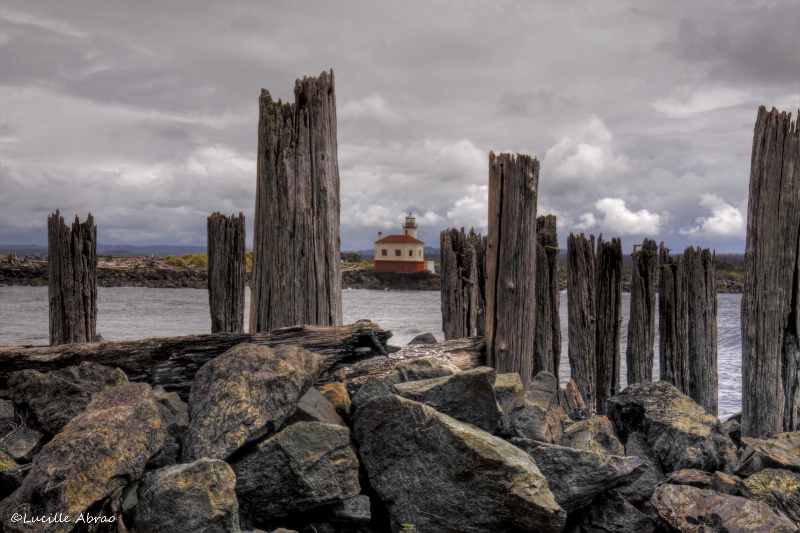 Coquille Lighthouse HDR