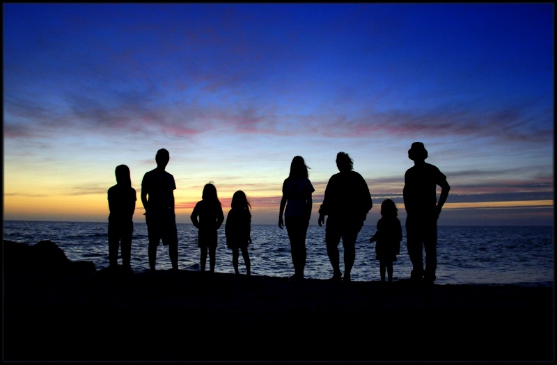 Family on Blind Pass Captiva Island Florida