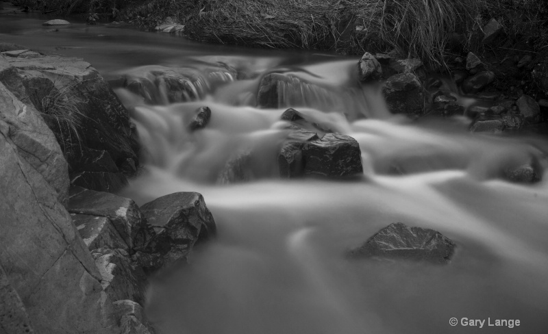 Creek in B&W