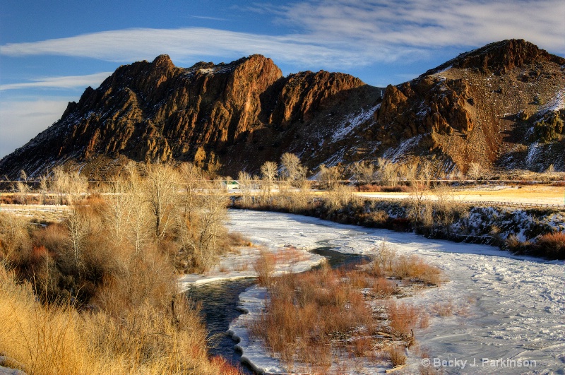 The Mostly Frozen Salmon River