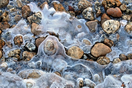 Icy River Bed