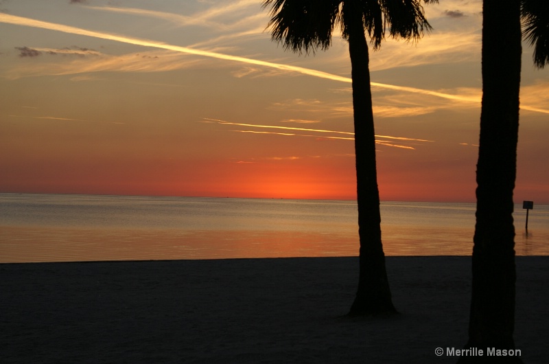 Sunset at Pine Island Beach