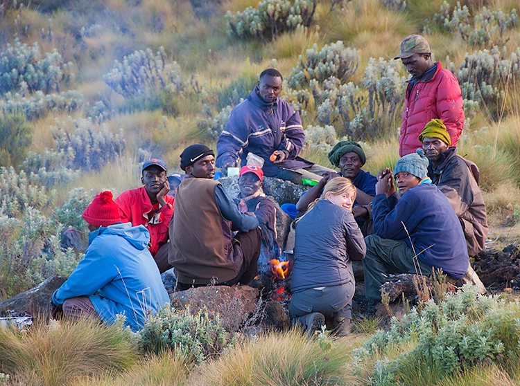 Interacting with the porters - ID: 11344062 © Mike Keppell