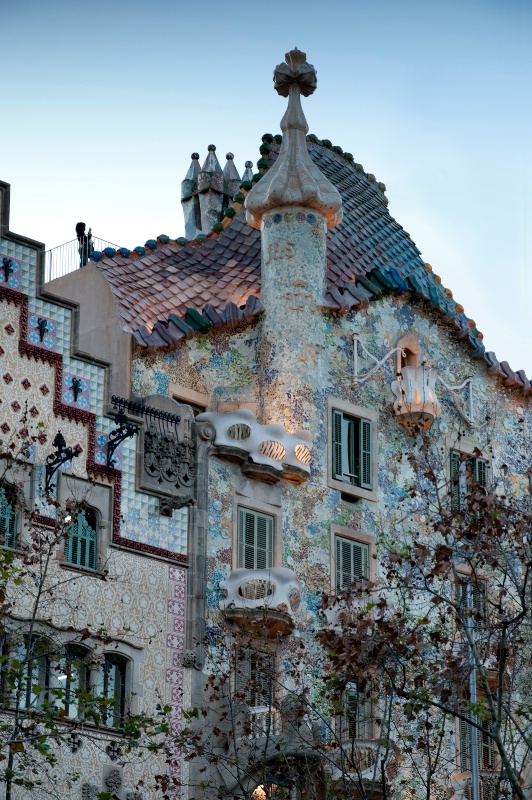 Gaudi's Casa Battlo in Barcelona