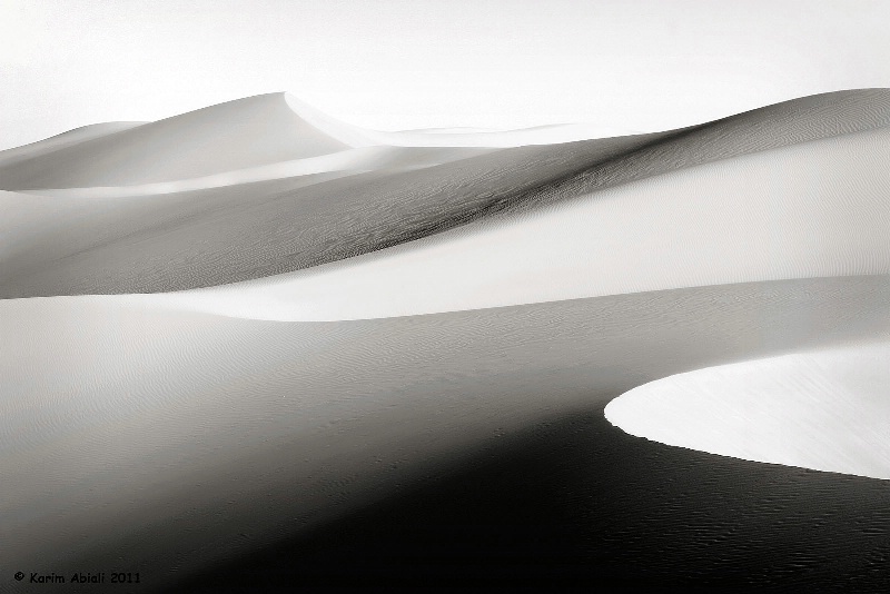 The Liwa Desert in Black & White