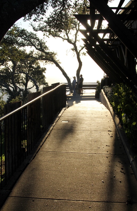 Watching the Sun Go Down at Nepenthe, Big Sur