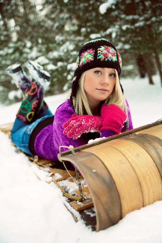 Sportin' it Toboggan style