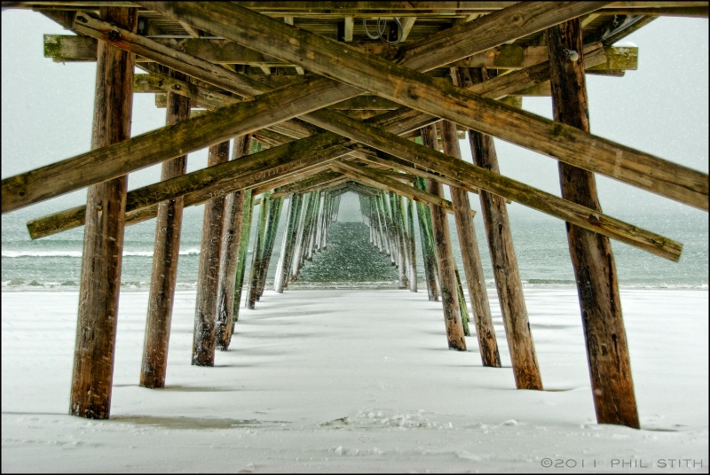 Snow On the Beach