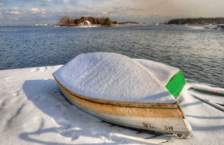 Cohasset Harbor Winter