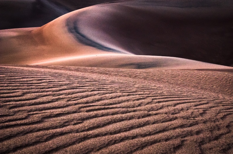 Sand Dune at night